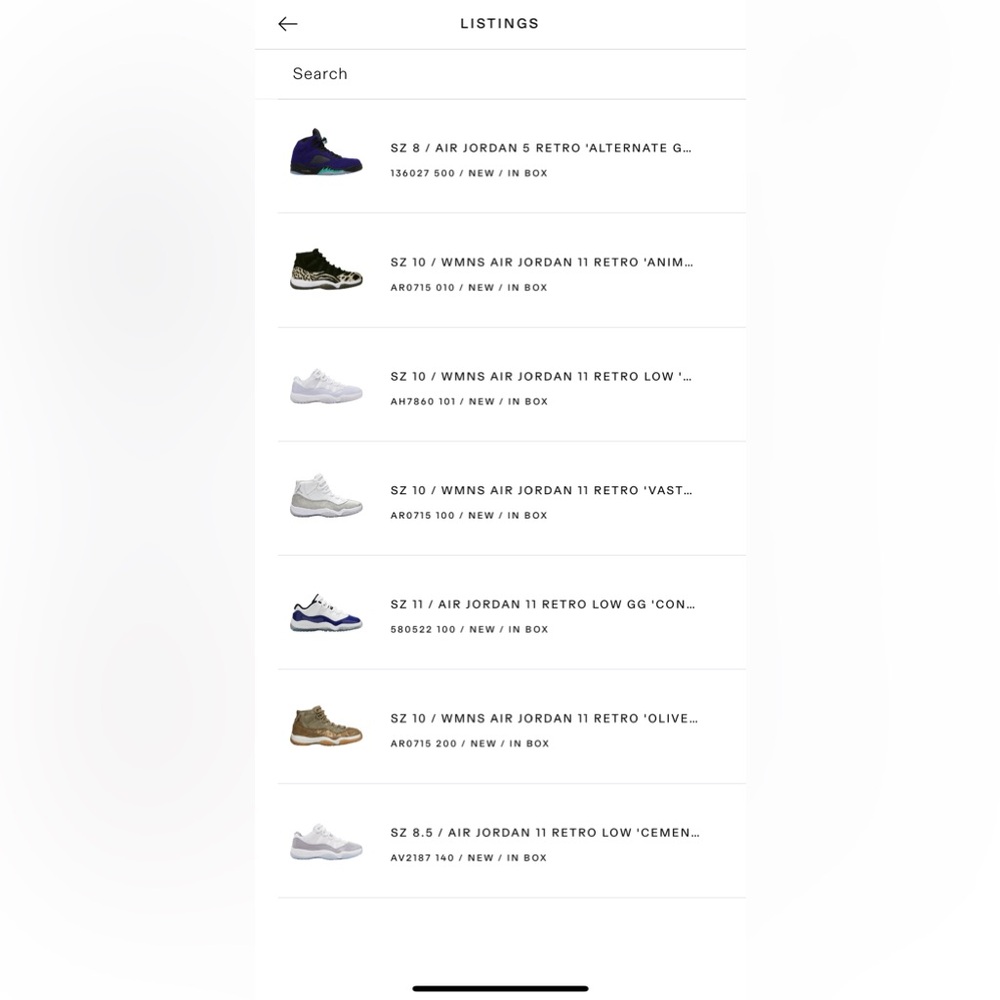 Jordan shoes each pair are $300 not the whole list of shoes thank you